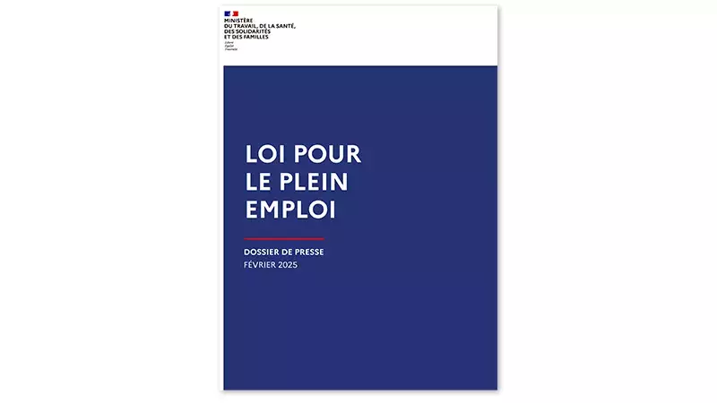 Loi pour le plein emploi | Dossier de presse | Février 2025